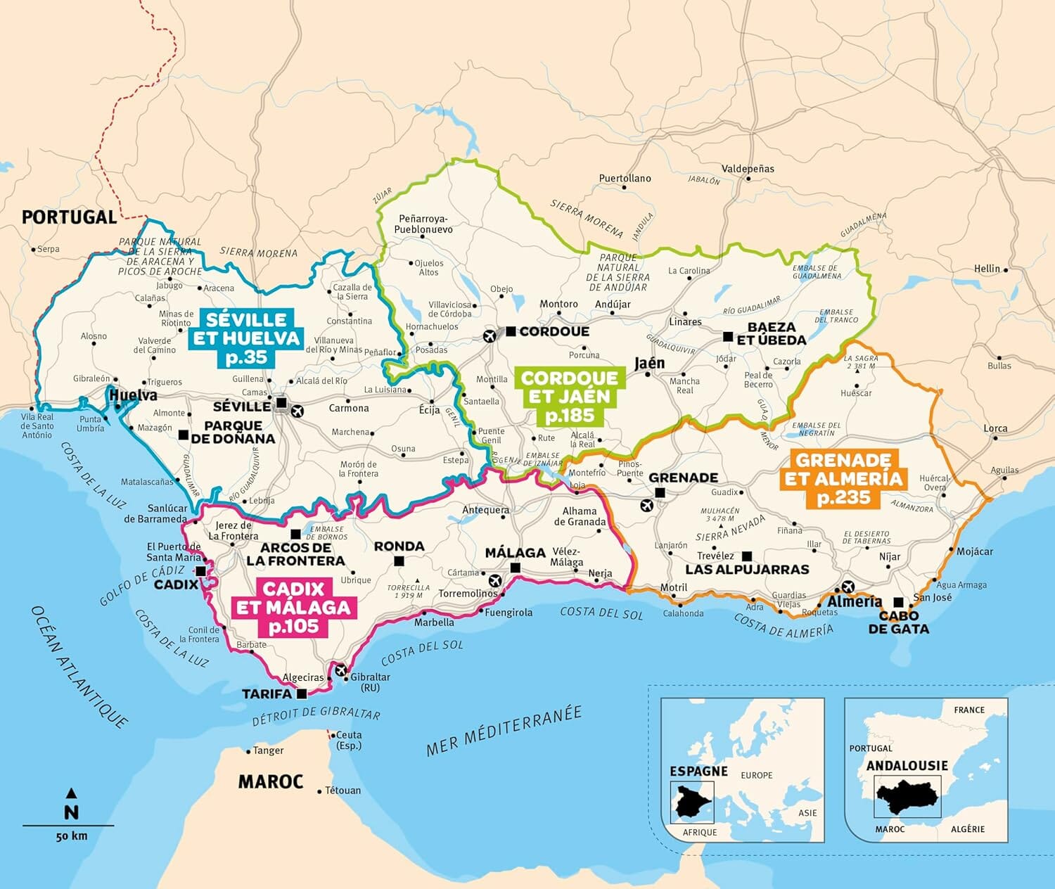 Géoguide (coups de coeur) - Andalousie - Édition 2025 | Gallimard guide de voyage Gallimard 