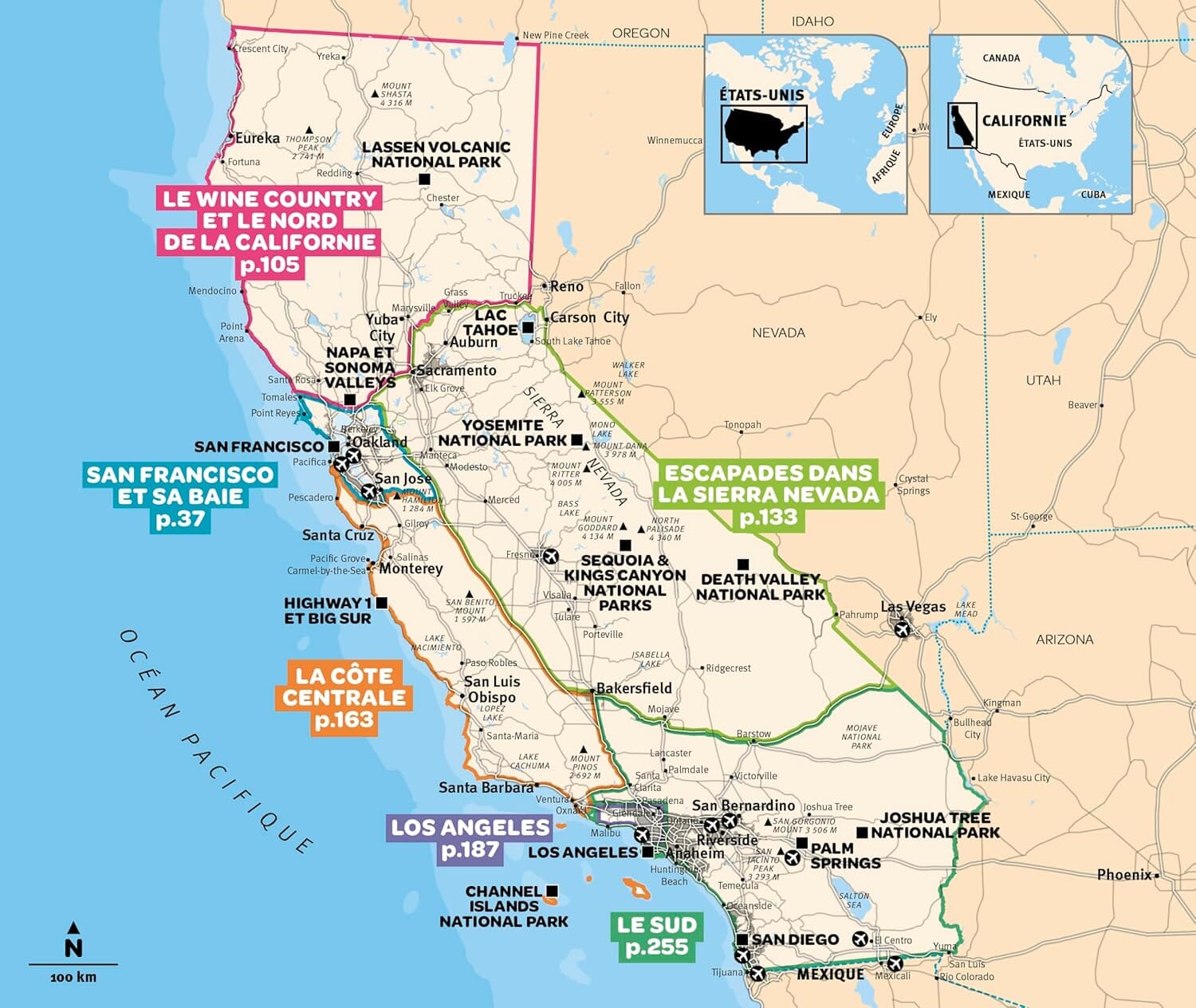 Géoguide (coups de coeur) - Californie et parcs nationaux - Édition 2025 | Gallimard guide de voyage Gallimard 