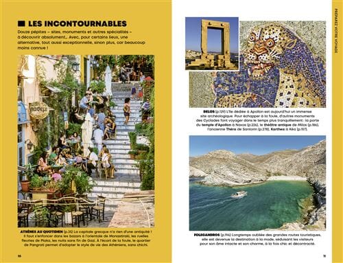 Géoguide (coups de coeur) - Iles grècques : les Cyclades et Athènes - Édition 2025 | Gallimard guide de voyage Gallimard 