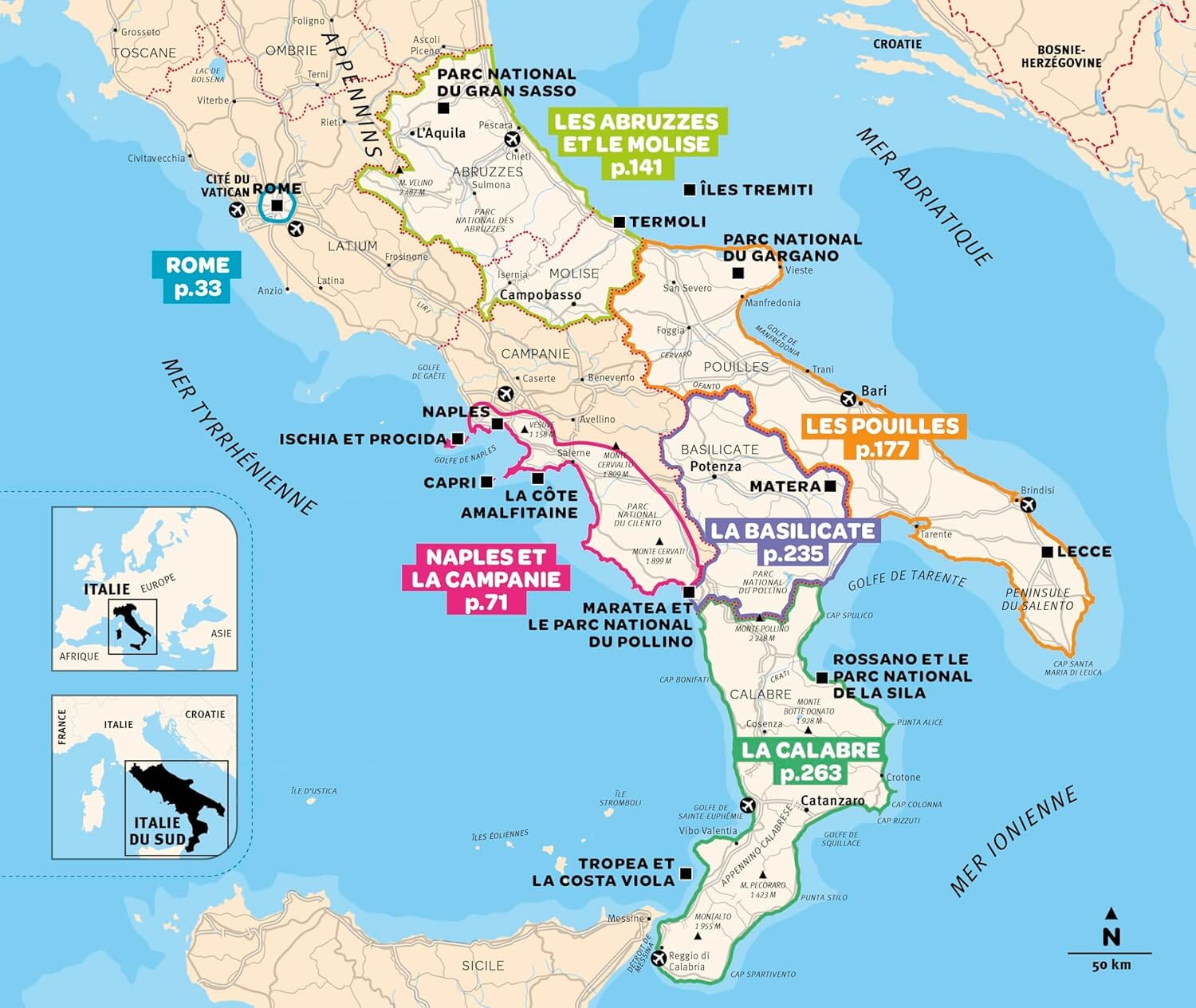 Géoguide (coups de coeur) - Italie du Sud - Édition 2025 | Gallimard guide de voyage Gallimard 