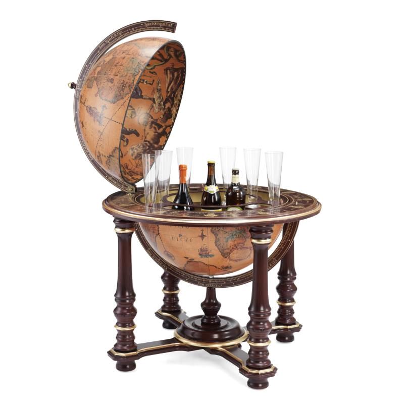 Globe-Bar "Afrodite" - Style classique - Diamètre 60 cm | Zoffoli carte murale hors dimensions Zoffoli 
