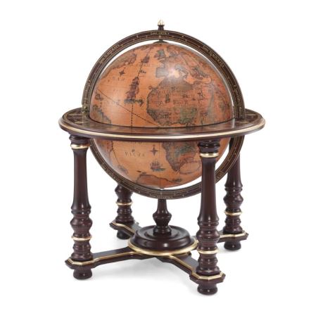 Globe-Bar "Afrodite" - Style classique - Diamètre 60 cm | Zoffoli carte murale hors dimensions Zoffoli 