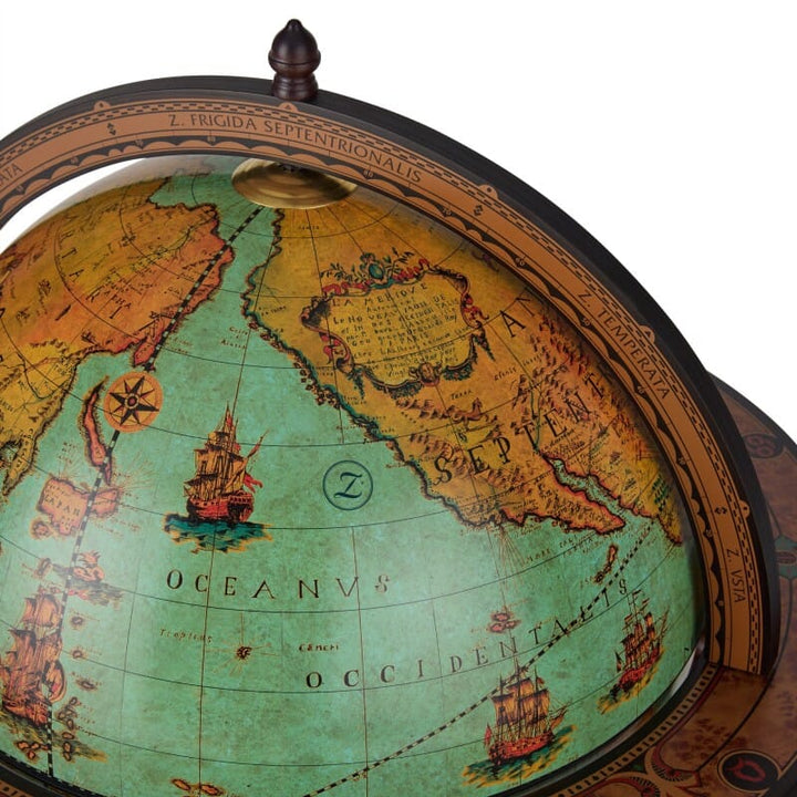 Globe-Bar "Bacco" Laguna - Diamètre 50 cm | Zoffoli carte murale hors dimensions Zoffoli 
