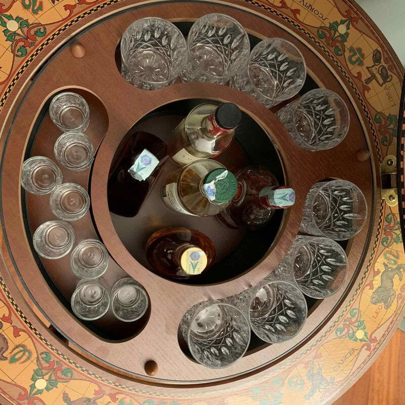 Globe-Bar "Dedalo" de style classique - Diamètre 50 cm | Zoffoli carte murale hors dimensions Zoffoli 