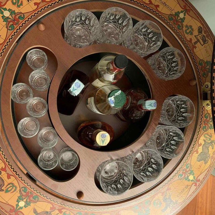 Globe-Bar "Dedalo" de style classique - Diamètre 50 cm | Zoffoli carte murale hors dimensions Zoffoli 