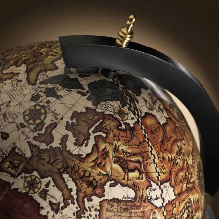 Globe-Bar "Vulcano" - noir - Diamètre 42 cm | Zoffoli carte murale hors dimensions Zoffoli 