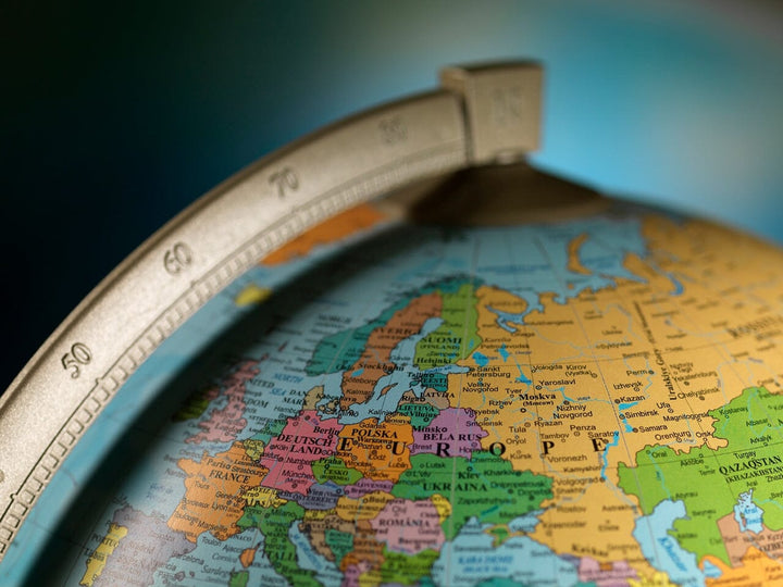 Globe éducatif "James Cook" - Diamètre 33 cm, couleur bleu | Zoffoli carte murale hors dimensions Zoffoli 