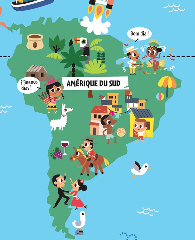 Globe gonflable de 30 cm - P'tits animaux de la nature (3 ans et +) | Calytoys globe Calytoys 