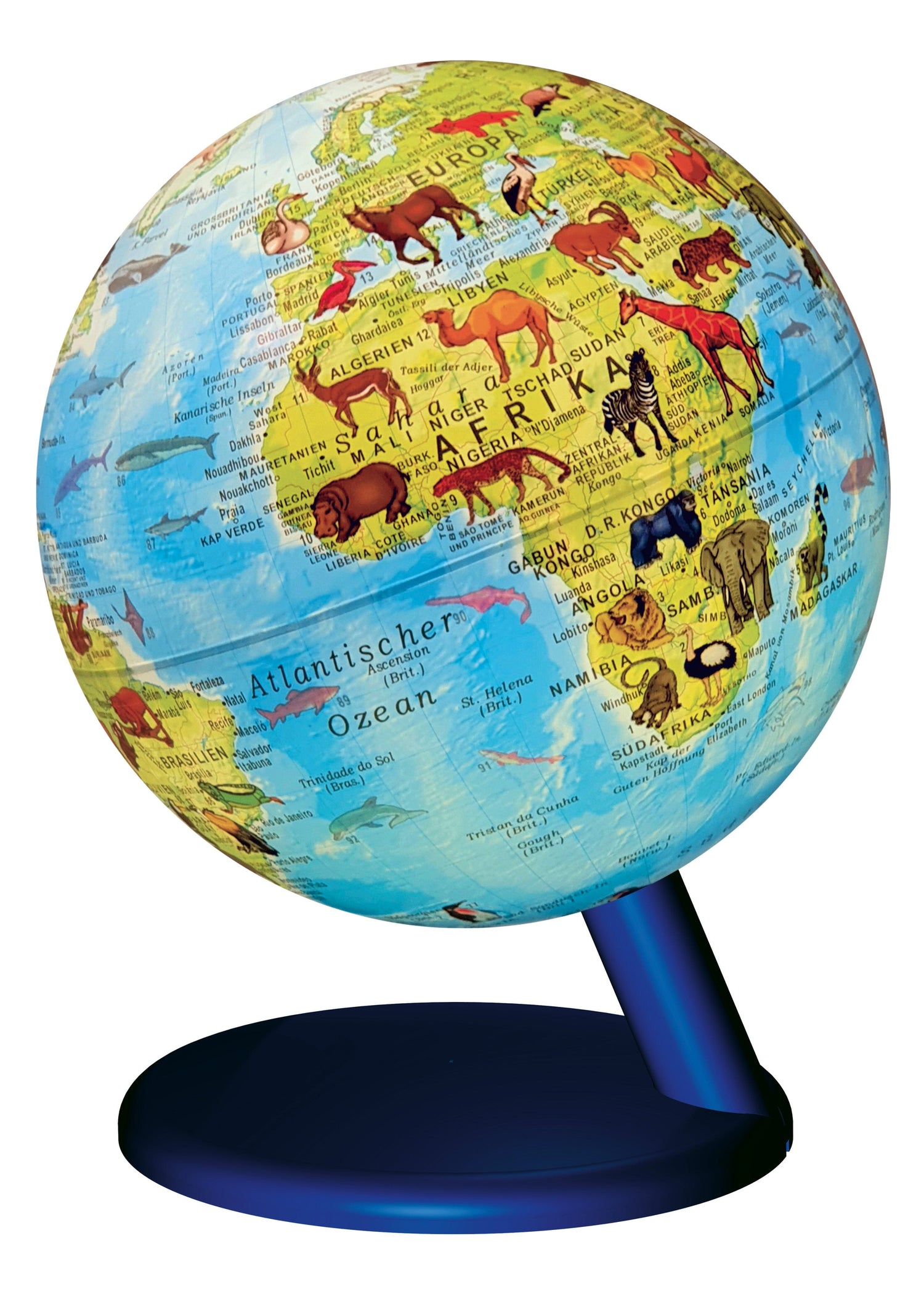 Globe lumineux de 15 cm - Animaux du Monde | Stellanova globe Stellanova 