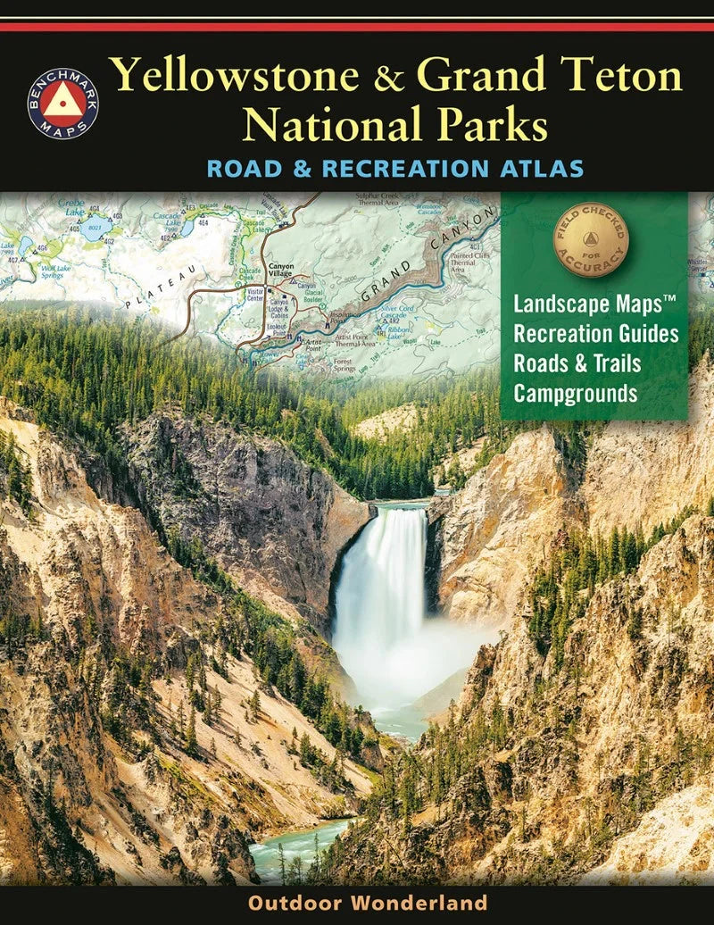 Greater Yellowstone and Grand Teton Recreation Atlas and Guide | Benchmark Maps atlas Benchmark Maps 