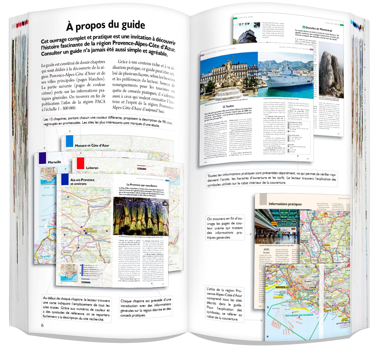 Guide, Atlas & carte routière - Provence-Alpes-Côte d'Azur | Express Map guide de voyage Express Map 