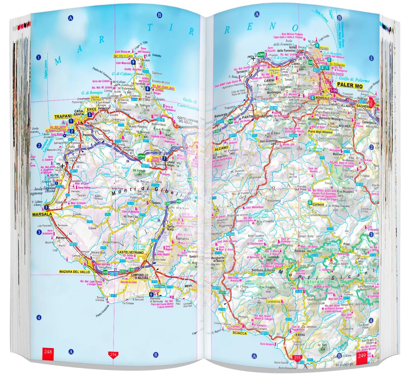 Guide, Atlas & carte routière - Sicile | Express Map guide de voyage Express Map 