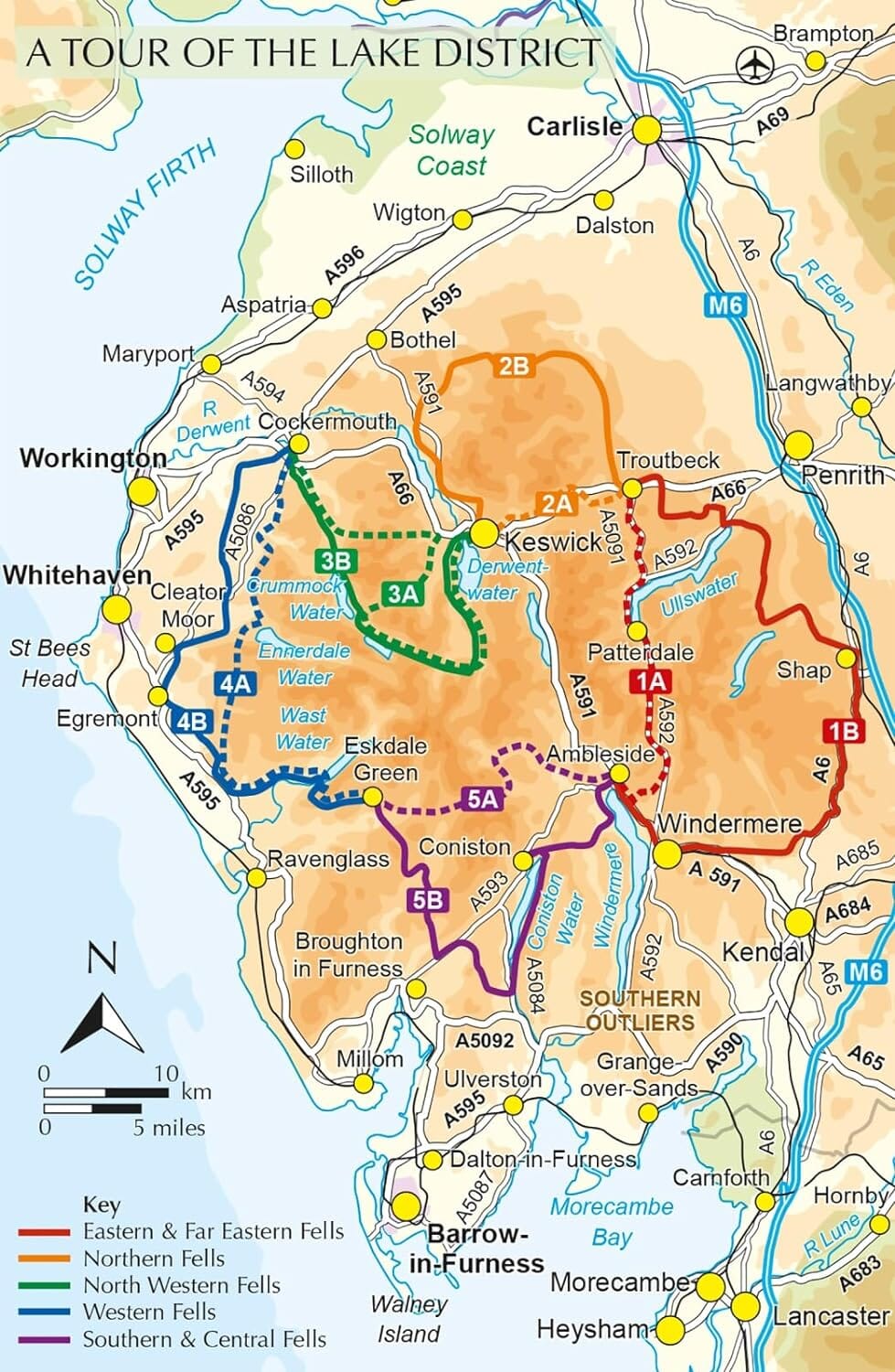 Guide cycliste (en anglais) - Cycling in the Lake district | Cicerone guide vélo Cicerone 
