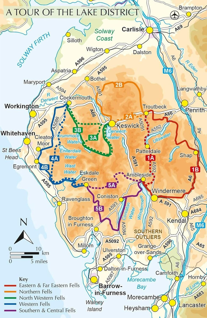 Guide cycliste (en anglais) - Cycling in the Lake district | Cicerone guide vélo Cicerone 
