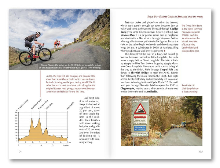 Guide cycliste (en anglais) - Cycling in the Lake district | Cicerone guide vélo Cicerone 