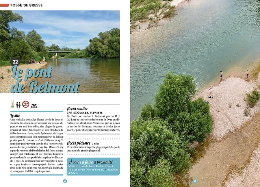 Guide de baignades - Massif du Jura | Chamina guide de voyage Chamina 