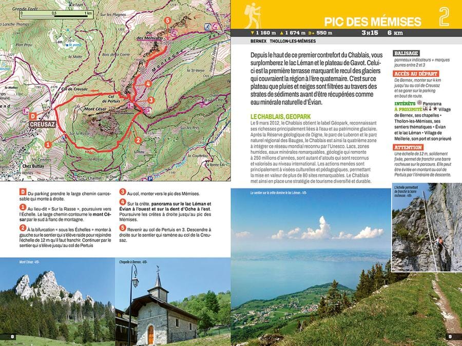Guide de balades à pied et à vélo - Autour du lac Léman | Chamina guide cycliste Chamina