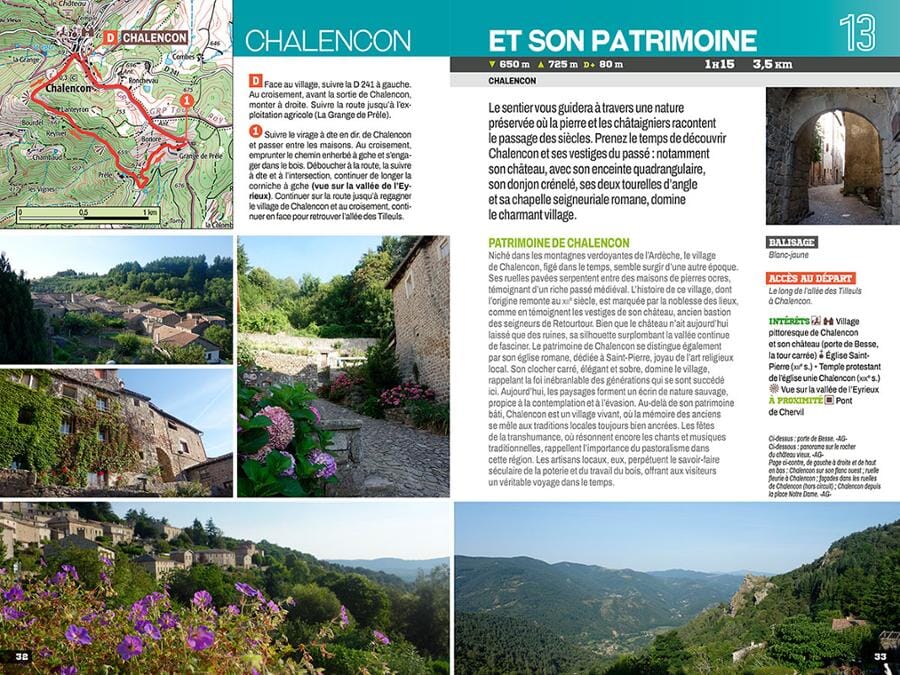 Guide de balades - Ardèche verte et Pays de Privas | Chamina guide de randonnée Chamina 