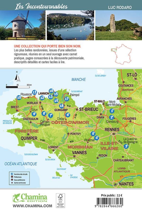 Guide de balades - Bretagne mystérieuse | Chamina guide de randonnée Chamina 