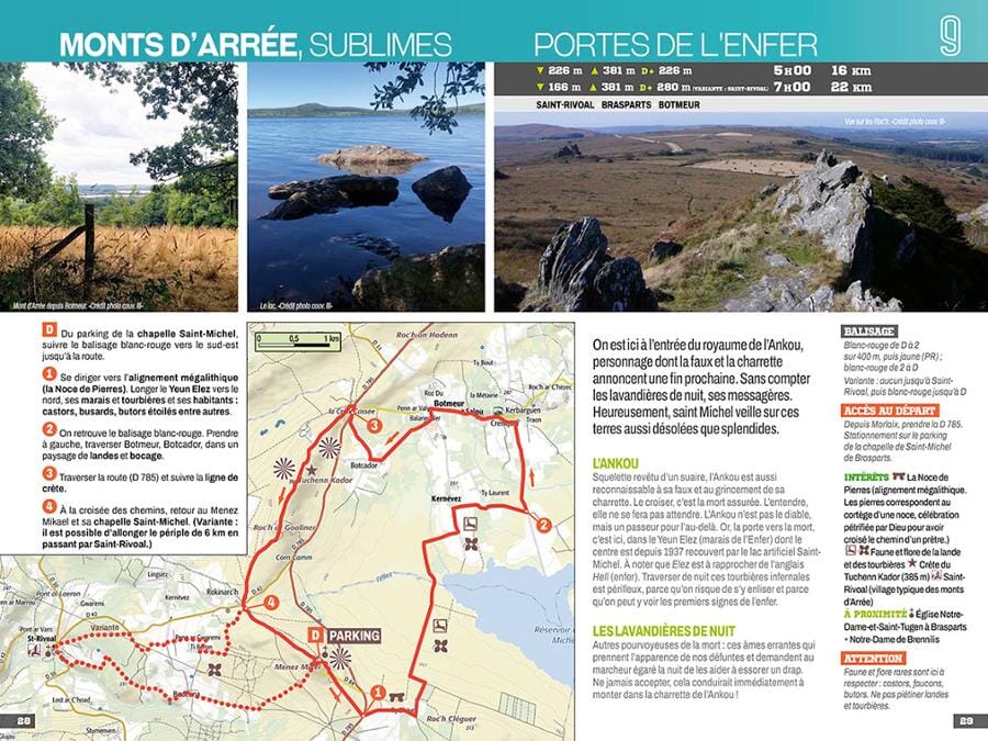 Guide de balades - Bretagne mystérieuse | Chamina guide de randonnée Chamina 