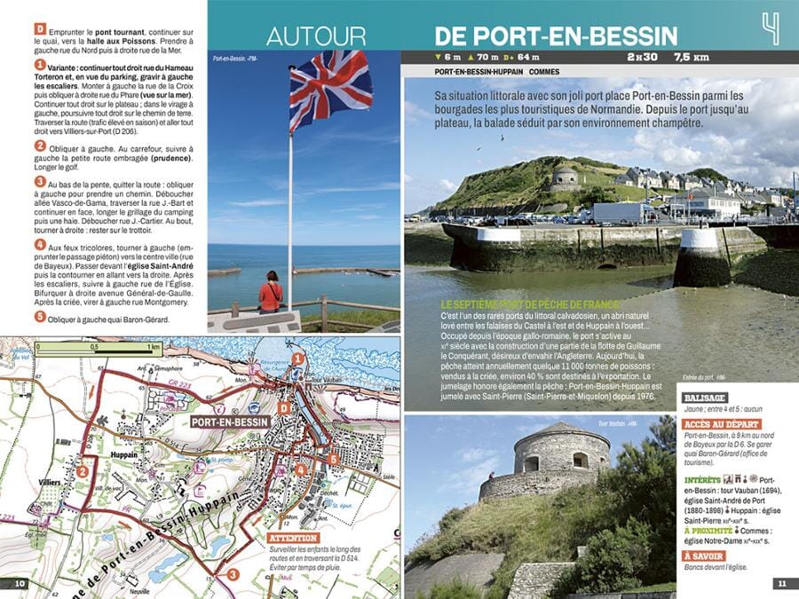 Guide de balades - Calvados, 30 sentiers à pied | Chamina guide de randonnée Chamina 