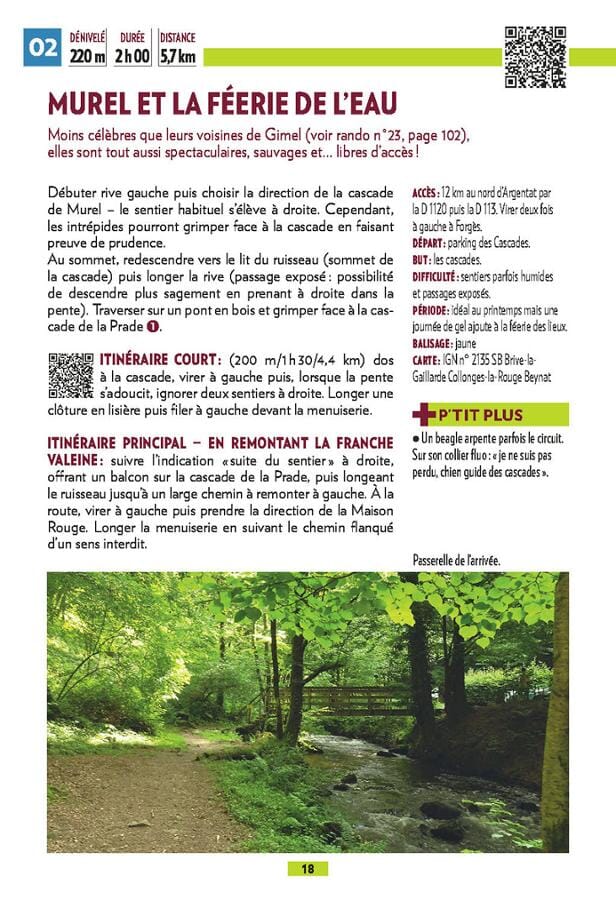 Guide de balades - Corrèze | Glénat - P'tit Crapahut guide de randonnée Glénat 