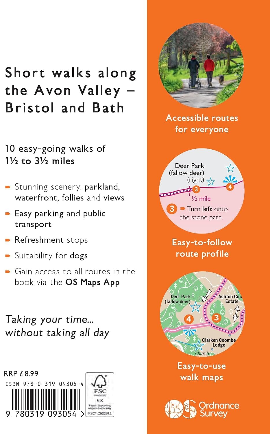 Guide de balades (en anglais) - Bristol & Bath | Ordnance Survey - Short Walks guide de randonnée Ordnance Survey