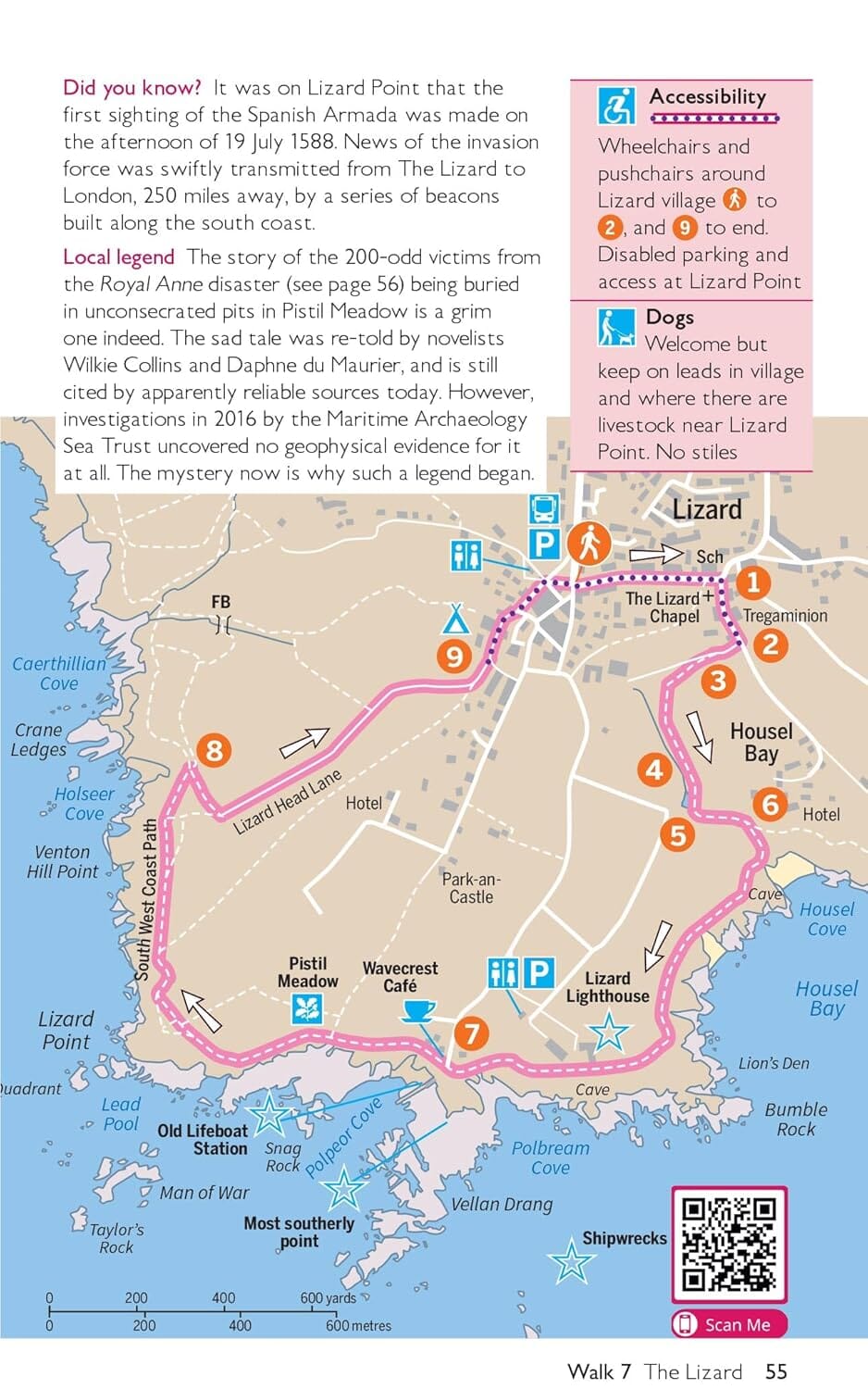 Guide de balades (en anglais) - Cornish Coast (Cornouailles) | Ordnance Survey - Short Walks guide de randonnée Ordnance Survey 