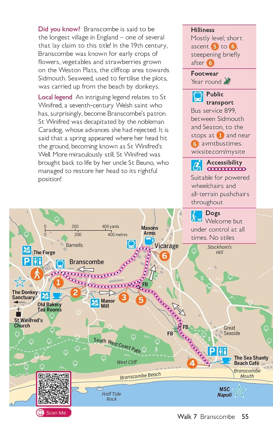 Guide de balades (en anglais) - Devon's Jurassic Coast | Ordnance Survey - Short Walks guide de randonnée Ordnance Survey