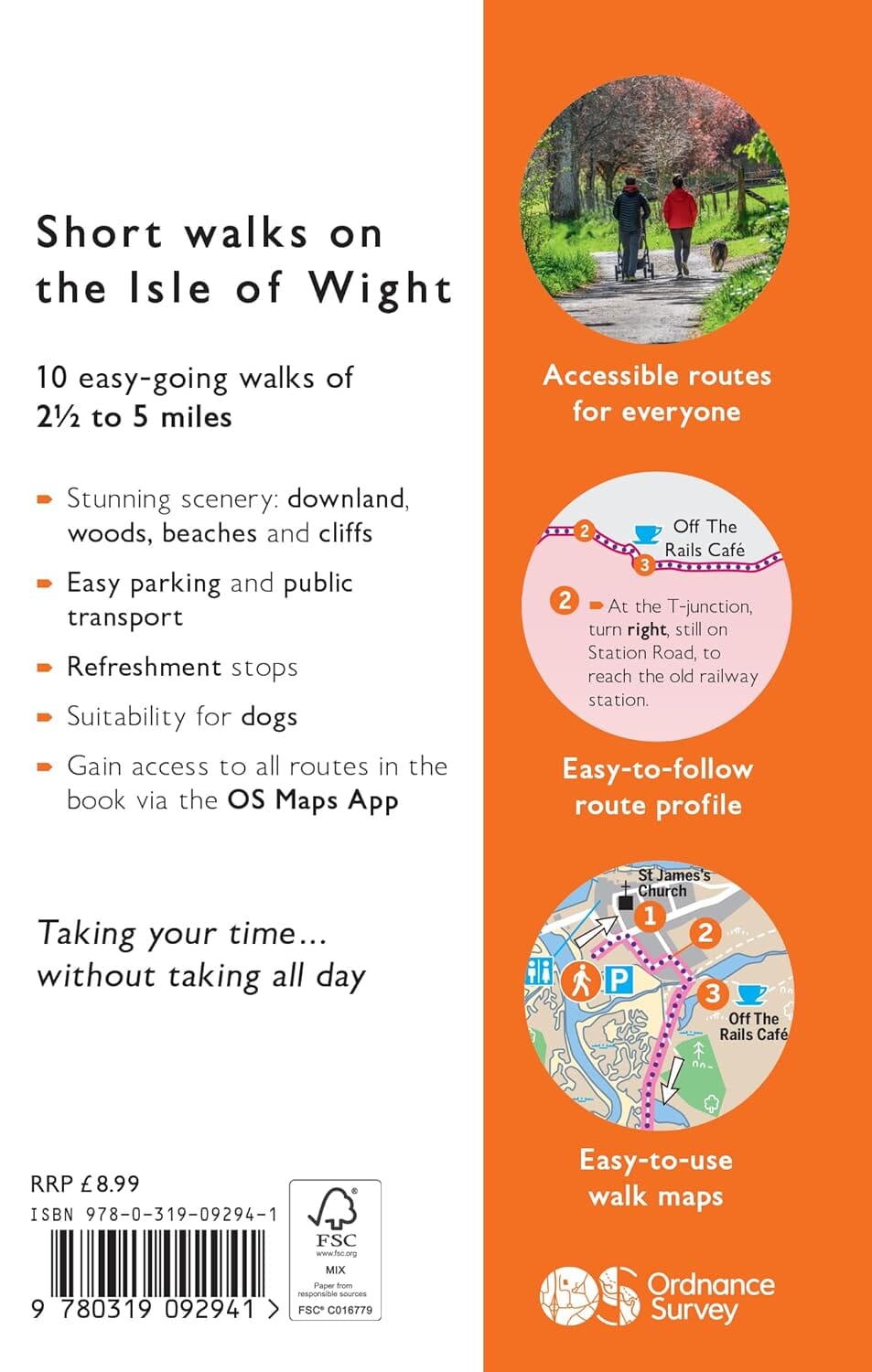 Guide de balades (en anglais) - Isle of Wight | Ordnance Survey - Short Walks guide de randonnée Ordnance Survey 