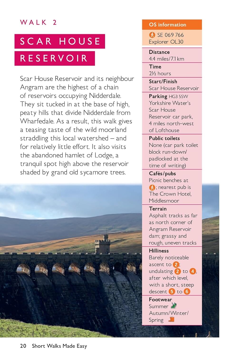 Guide de balades (en anglais) - Nidderdale & Wharfedale | Ordnance Survey - Short Walks guide de randonnée Ordnance Survey