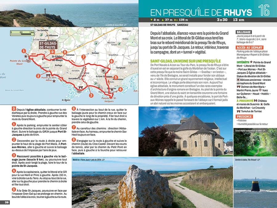 Guide de balades - Golfe du Morbihan, Belle-Île-en-Mer à pied | Chamina guide de randonnée Chamina 