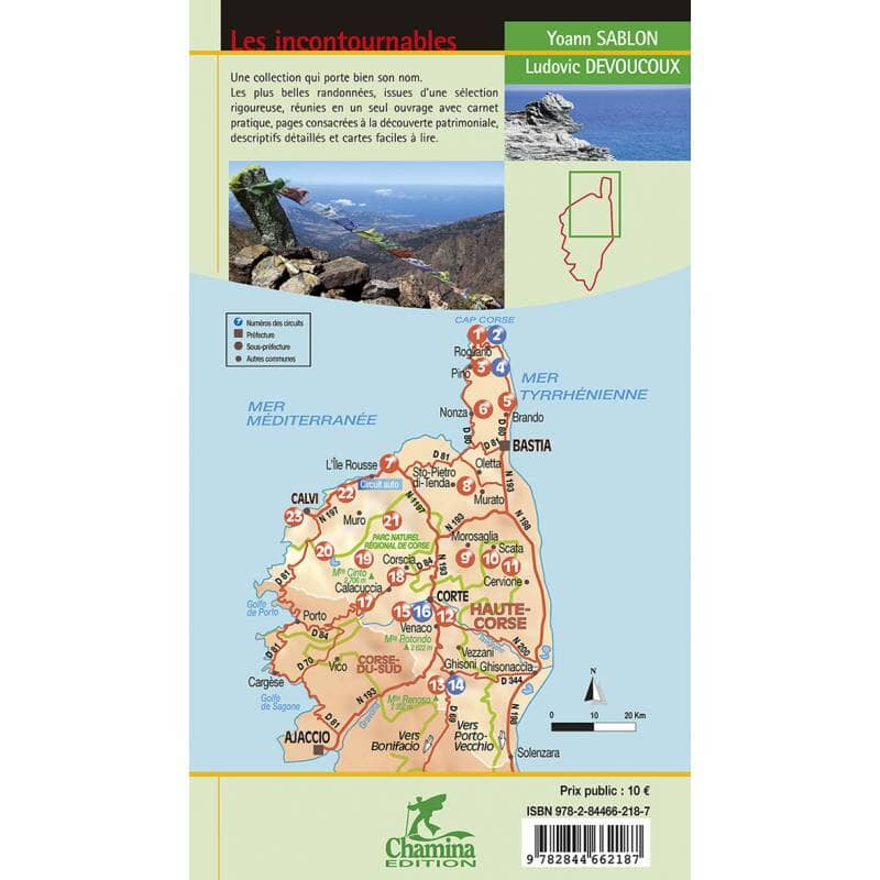 Guide de balades - Haute-Corse à pied | Chamina guide de randonnée Chamina 