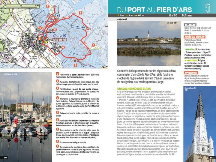 Guide de balades - Ile de Ré | Chamina guide petit format Chamina 