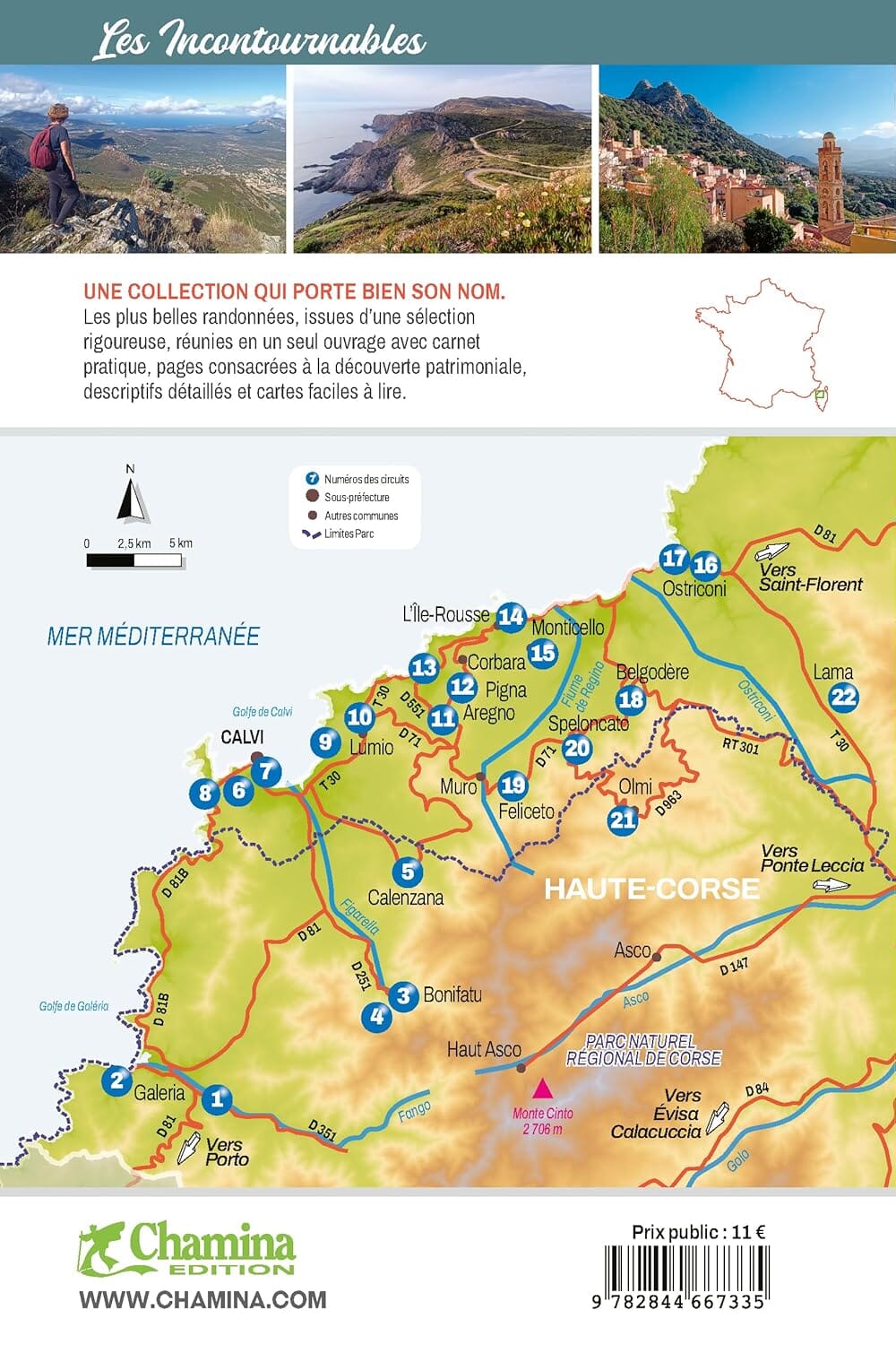 Guide de balades - La Balagne, Haute-Corse | Chamina guide de randonnée Chamina 