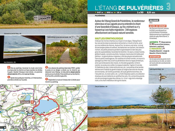 Guide de balades - Lacs d'Auvergne, 22 randos | Chamina guide de randonnée Chamina 