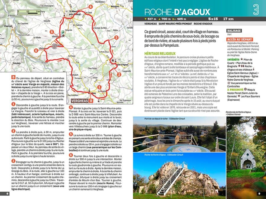 Guide de balades - Les Combrailles | Chamina guide de randonnée Chamina 