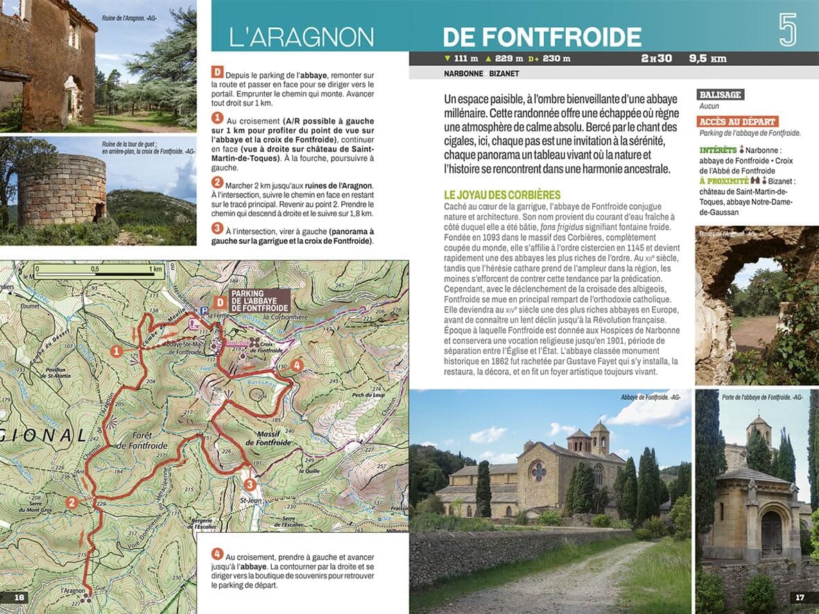 Guide de balades - Pays cathare à pied (Aude) | Chamina guide de randonnée Chamina 