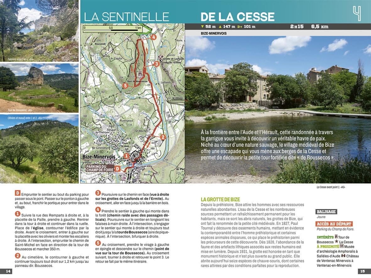 Guide de balades - Pays cathare à pied (Aude) | Chamina guide de randonnée Chamina 