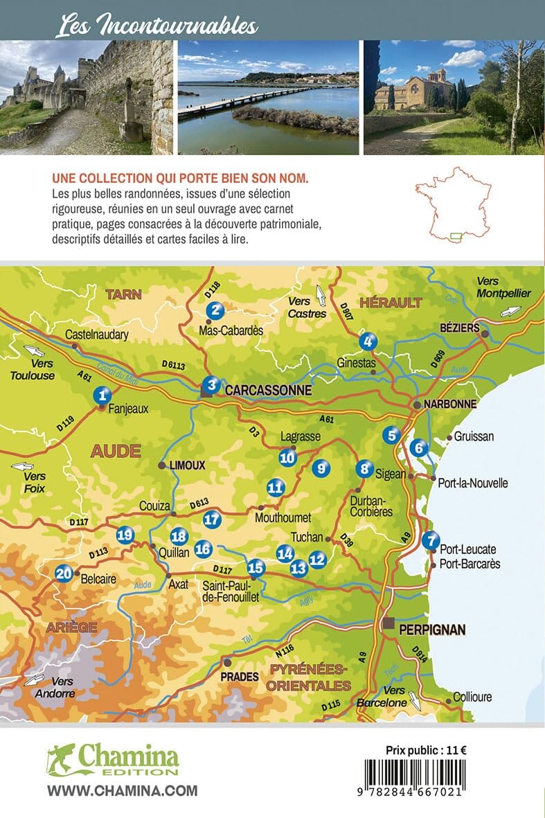 Guide de balades - Pays cathare à pied (Aude) | Chamina guide de randonnée Chamina 