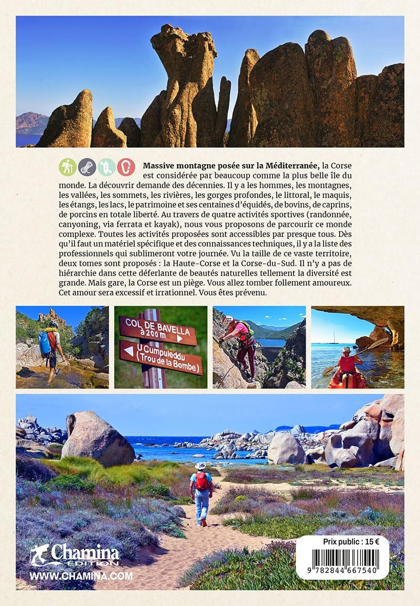 Guide de plein air - Corse-du-Sud, 25 activités en plein air | Chamina guide de randonnée Chamina 