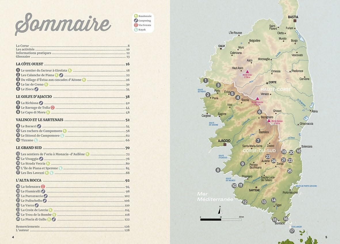 Guide de plein air - Corse-du-Sud, 25 activités en plein air | Chamina guide de randonnée Chamina 