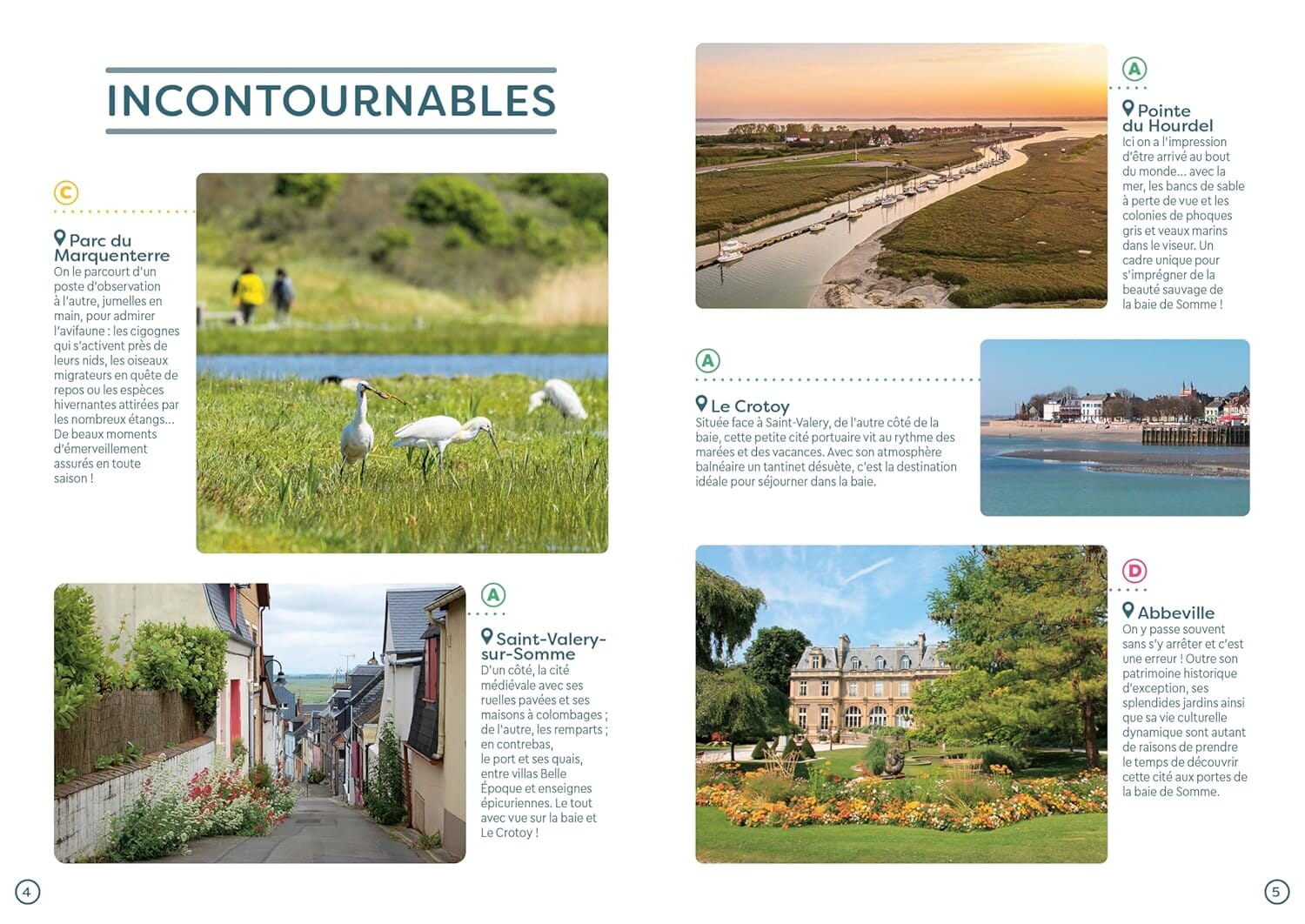 Guide de voyage de poche - Baie de Somme, Mers-les-Bains, Marquenterre | Cartoville guide de voyage Gallimard