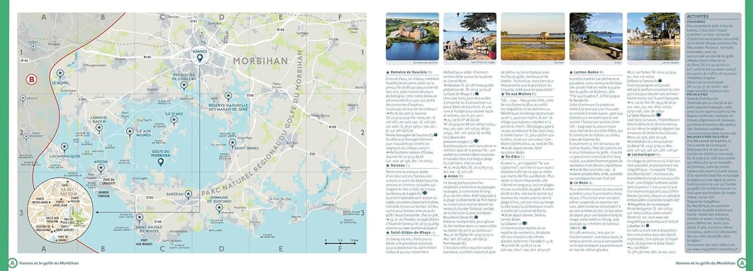 Guide de poche - Bretagne Sud : Vannes, Lorient, Quimper | Cartoville guide de voyage Gallimard 