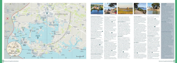 Guide de poche - Bretagne Sud : Vannes, Lorient, Quimper | Cartoville guide de voyage Gallimard 