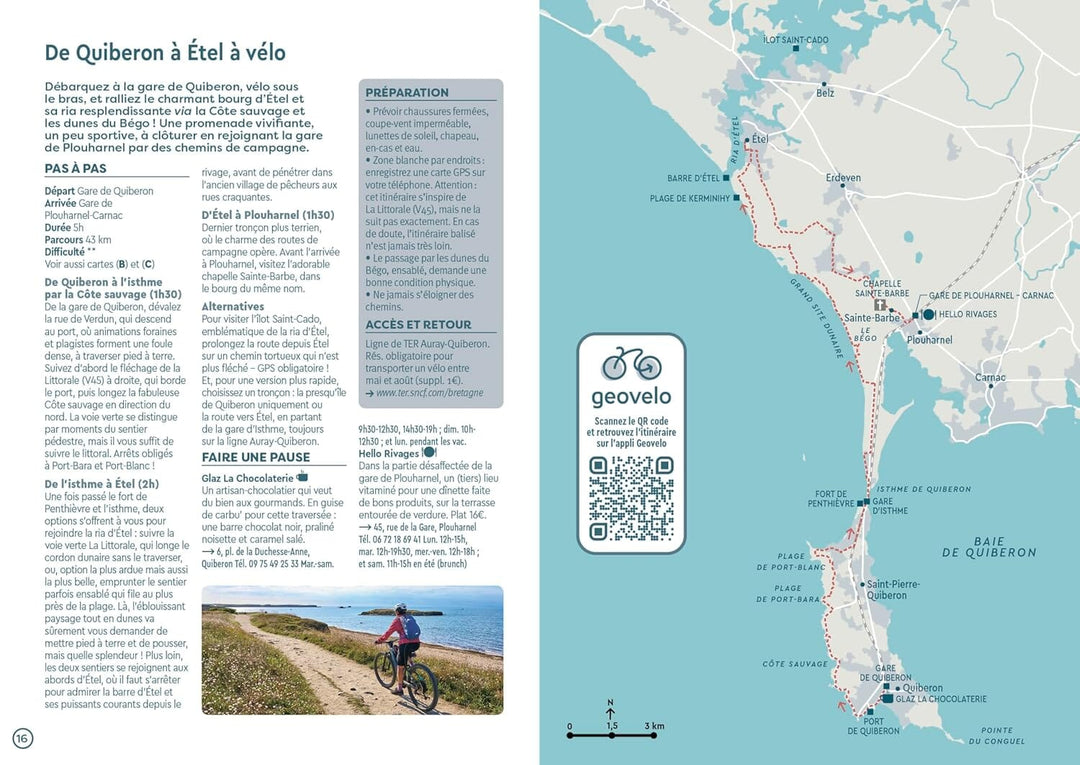 Guide de poche - Bretagne Sud : Vannes, Lorient, Quimper | Cartoville guide de voyage Gallimard 