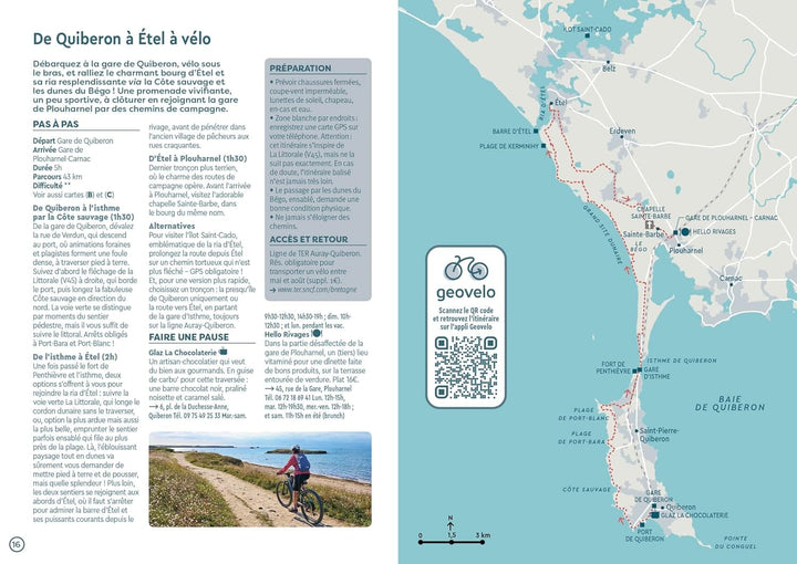 Guide de poche - Bretagne Sud : Vannes, Lorient, Quimper | Cartoville guide de voyage Gallimard 