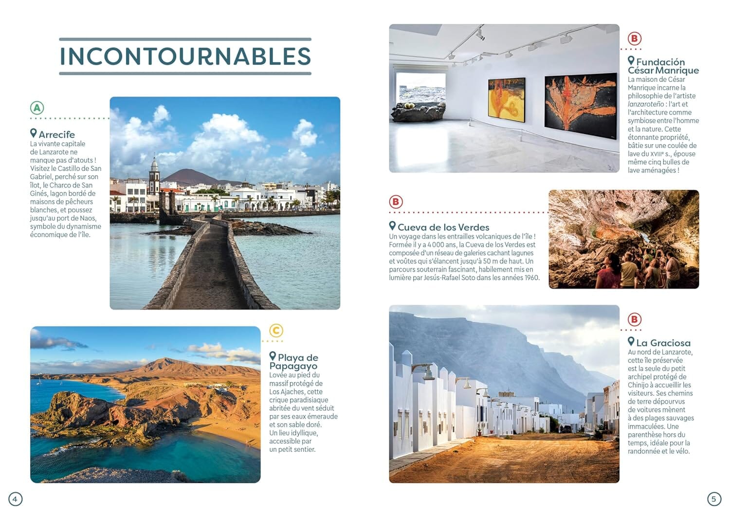 Guide de voyage de poche - Lanzarote et Fuerteventura | Cartoville guide de voyage Gallimard