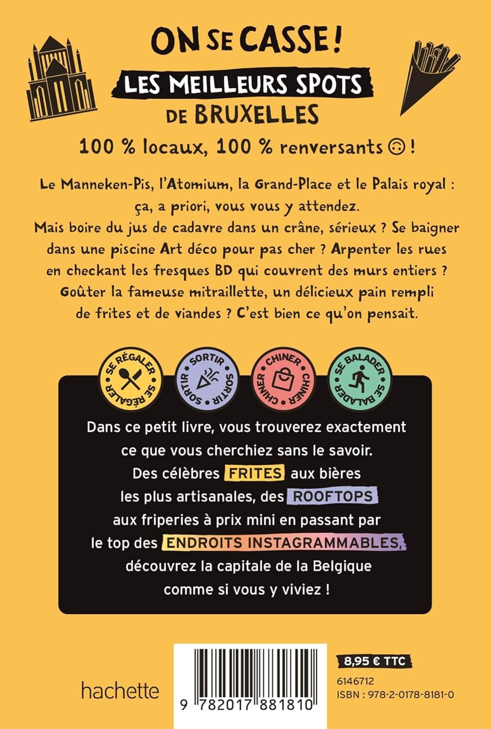 Guide de poche - On se casse ! Les meilleurs spots à Bruxelles | Hachette guide de voyage Hachette 