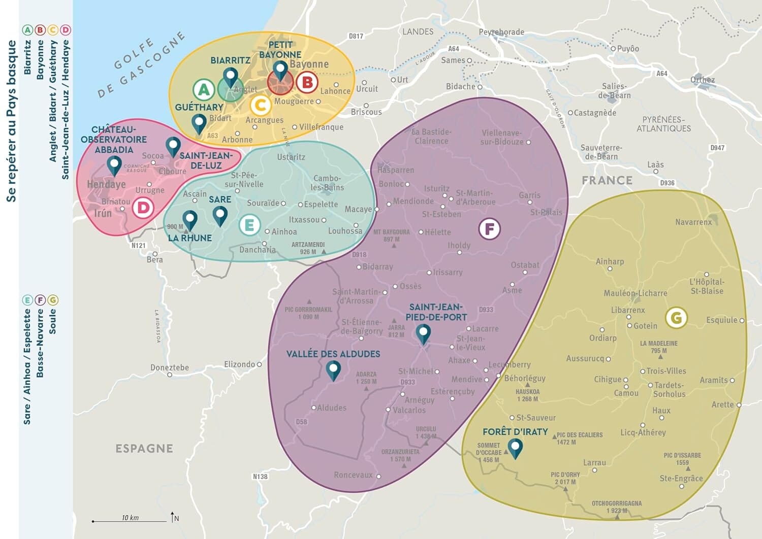 Guide de voyage de poche - Pays basque, Biarritz, Bayonne | Cartoville guide de voyage Gallimard